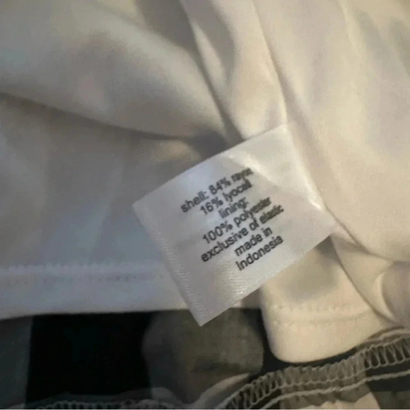 NWT Lane Bryant black white gingham plaid sleeveless dress size 28PET - Picture 6 of 7